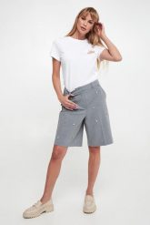 Bermudy damskie TWINSET ACTITUDE. Szorty damskie Twinset Milano, xs, bez wzorów. W wyprzedaży za 564.85 zł.