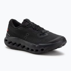 Buty do biegania damskie On Cloudsurfer Trail 2 Waterproof. Czarne obuwie sportowe damskie On, bez wzorów, do biegania. Za 809.99 zł.