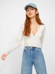 JJXX Kardigan Sabel 12224471 Biały Regular Fit. Białe kardigany damskie JJXX, xl, bez wzorów, z wiskozy, bez kołnierzyka, bez ramiączek, bez kaptura. Za 164.99 zł.