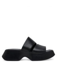 Vic Matié Klapki 1G3250D E02G200101 Czarny. Czarne klapki damskie Vic Matié, bez wzorów, ze skóry, bez obcasa. Za 1,219.00 zł.