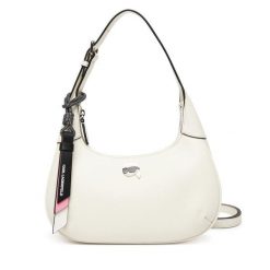 Torebka KARL LAGERFELD. Białe torebki do ręki damskie KARL LAGERFELD, bez wzorów, klasyczne, bez dodatków. Za 549.99 zł.