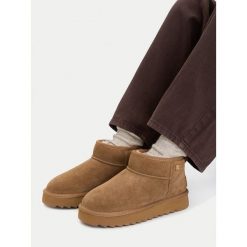 Śniegowce Nine West. Brązowe śniegowce i trapery damskie Nine West. Za 259.99 zł.