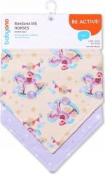 BabyOno 879/15 ŚLINIAK APASZKA HORSES. Śliniaki dla dzieci Babyono, bez wzorów. Za 24.10 zł.