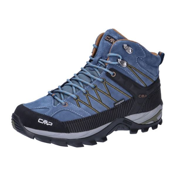 Buty trekkingowe męskie CMP Rigel Mid Trekking Wp. Niebieskie trekkingi męskie CMP, trekkingowe. Za 361.99 zł.
