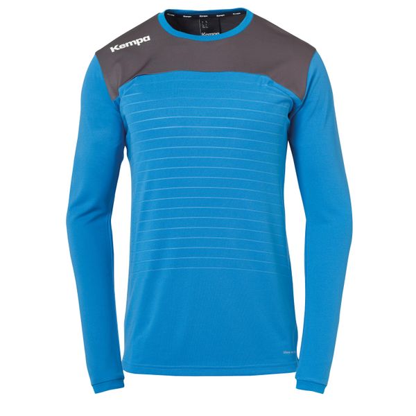 Bluza z długim rękawem emotion Kempa. Niebieskie bluzy sportowe męskie Kempa, xl, bez wzorów, bez kaptura, do piłki ręcznej. Za 191.50 zł.