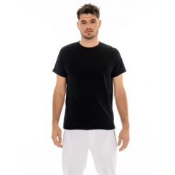 Koszulka z bawełna na siłownia na czas wolny. Czarne buty sportowe męskie LEONE 1947 APPAREL, z bawełny, bez zapięcia, na fitness i siłownię. W wyprzedaży za 69.47 zł.