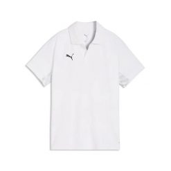 Damska koszulka polo Puma Liga Sideline 2026/27. Białe koszulki sportowe damskie Puma, m, bez wzorów, z materiału, bez kołnierzyka, bez ramiączek, na fitness i siłownię. Za 187.50 zł.