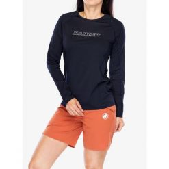 Bluza damska Mammut Selun FL Longsleeve Logo. Niebieskie bluzy damskie Mammut, l, bez wzorów, bez kaptura. Za 320.35 zł.