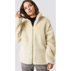 Trendyol Kurtka Kaban Teddy - Offwhite. Szare kurtki damskie Trendyol. Za 222.95 zł.