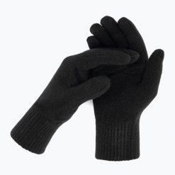 Rękawiczki męskie Nike Swoosh Knit Gloves 2.0. Czarne rękawiczki męskie Nike, bez wzorów, sportowe. Za 109.00 zł.