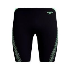 Jammer Speedo Eco+ Hyperboom Splice. Czarne kąpielówki męskie Speedo, m, bez wzorów, do pływania. Za 149.99 zł.