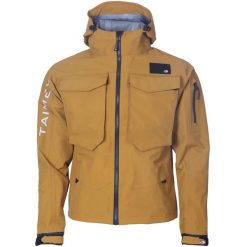 Kurtka wędkarska do brodzenia Taimen Ponoy Wading Jacket - Mustard. Zielone kurtki męskie TAIMEN, l, bez wzorów, z materiału, biznesowe, bez kaptura. Za 499.99 zł.
