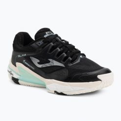 Buty do padla damskie Joma Slam Lady OM. Czarne obuwie sportowe damskie Joma, bez wzorów, z gumy. Za 379.99 zł.
