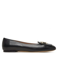 Baleriny Aigner. Czarne baleriny damskie Aigner, bez wzorów, bez obcasa. Za 859.99 zł.