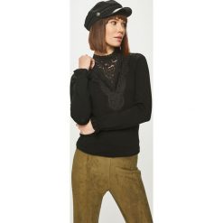 Morgan - Sweter. Brązowe swetry damskie Morgan, z bawełny, z okrągłym kołnierzem. Za 249.90 zł.