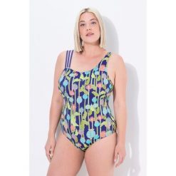 Damskie Strój kąpielowy kwiaty ostu miękkie miseczki potrójne ramiączka. Zielone kostiumy jednoczęściowe damskie Ulla Popken, plus size, bez wzorów, z elastanu, sportowe, plus size, do pływania. W wyprzedaży za 191.99 zł.