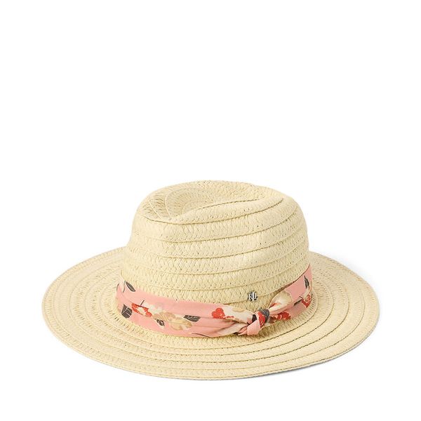 Kapelusz LAUREN RALPH LAUREN. Brązowe czapki i kapelusze damskie Lauren Ralph Lauren, bez wzorów. Za 269.99 zł.