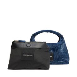 Torebka Marc Jacobs. Niebieskie torebki do ręki damskie Marc Jacobs, bez wzorów, klasyczne, bez dodatków. Za 1,279.00 zł.