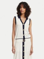 Artigli Kardigan ACMA004458 Biały Regular Fit. Białe kardigany damskie Artigli, xl, bez wzorów, z wiskozy, bez kołnierzyka, bez ramiączek, bez kaptura. Za 239.99 zł.