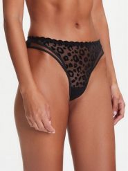 Chantelle Stringi Pulp Girls C22XG0 Czarny. Czarne stringi damskie Chantelle, bez wzorów, z syntetyku. Za 159.99 zł.