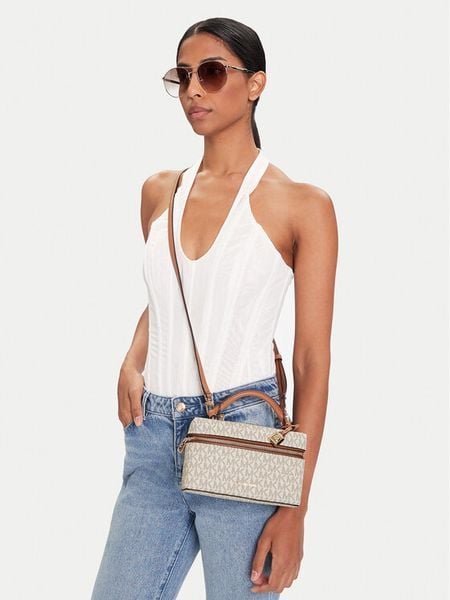 MICHAEL Michael Kors Torebka 32F5GQ1C0B Écru. Białe torebki do ręki damskie MICHAEL Michael Kors, bez wzorów, bez dodatków. Za 989.99 zł.