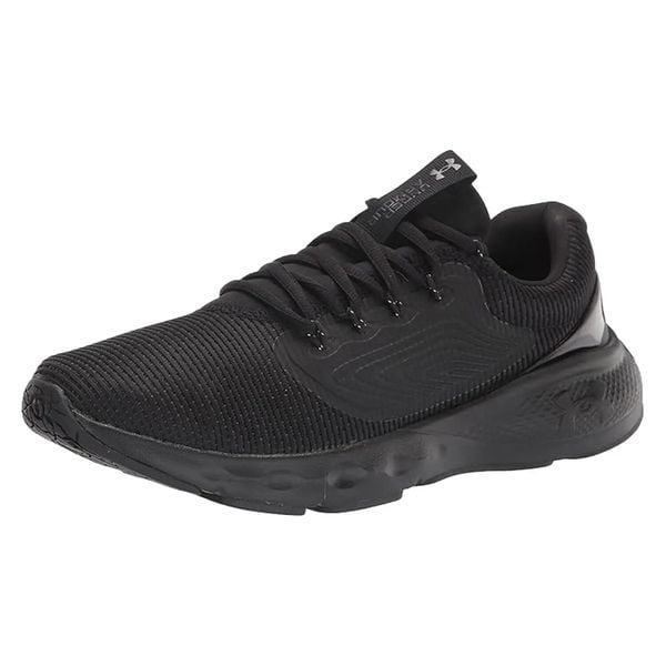 Trampki Męskie Charged Vantage. Czarne trampki męskie Under Armour, bez wzorów, z gumy, bez zapięcia. Za 393.65 zł.
