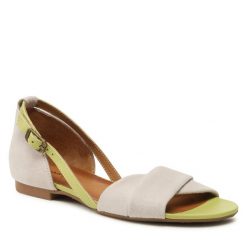 Sandały Maciejka. Brązowe klapki damskie Maciejka, bez wzorów, bez obcasa, na płaskiej podeszwie, bez zapięcia. Za 259.99 zł.