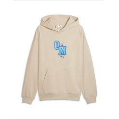 Bluza z kapturem OM Football Culture. Niebieskie bluzy męskie Puma, l, bez wzorów, z materiału, z kapturem. Za 290.00 zł.