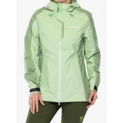 Kurtka przeciwdeszczowa damska Vaude Elope Jacket II. Zielone kurtki damskie Vaude, bez wzorów, bez kaptura. Za 692.99 zł.