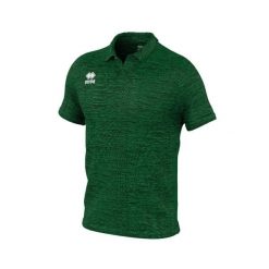 Polo Errea carlos. Zielone koszulki polo męskie ERREA, bez wzorów, z bawełny, bez kołnierzyka, bez ramiączek, do piłki nożnej. Za 274.00 zł.