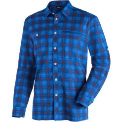 Koszula z długim rękawem Maier Sports Kasen. Niebieskie koszule męskie Maier Sports, na lato, bez wzorów, sportowe, bez kołnierzyka, bez ramiączek. Za 370.50 zł.