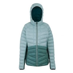 Kurtka damska przejściowa ocieplana z kapturem Dalent. Niebieskie kurtki sportowe damskie Regatta, bez wzorów, z puchu, z kapturem, trekkingowe. W wyprzedaży za 233.99 zł.
