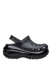 Crocs Klapki Classic Mega Crush Clog 207988 Czarny. Czarne klapki damskie Crocs, bez wzorów, z tworzywa sztucznego, bez obcasa. Za 229.99 zł.