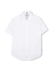 BOSS Koszula J53160 S Biały Regular Fit. Białe koszule dla chłopców Boss, bez wzorów, z bawełny, bez kołnierzyka, bez ramiączek. Za 316.99 zł.