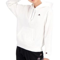 Bluza sportowa damska Champion Wmns Organic Cotton Blend C Logo Hoodie. Bluzy sportowe damskie Champion, bez wzorów, z kapturem. W wyprzedaży za 292.20 zł.