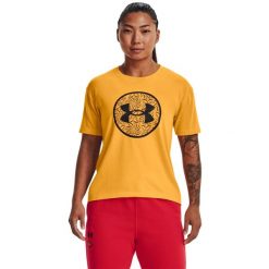 Koszulka damska UNDER ARMOUR SS TEE LUNAR NEW YEAR. Brązowe koszulki sportowe damskie Under Armour, s, bez wzorów, bez kołnierzyka, bez ramiączek. Za 99.99 zł.