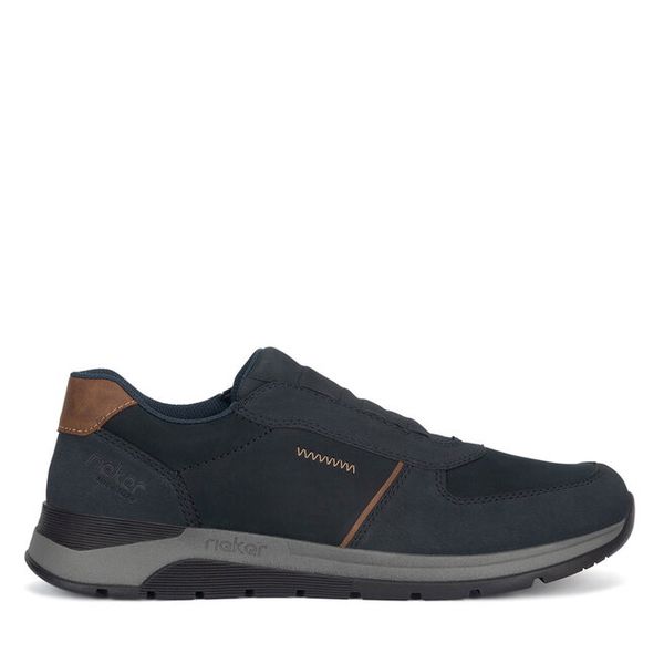 Sneakersy Rieker. Niebieskie półbuty na co dzień męskie Rieker, bez zapięcia. Za 419.99 zł.