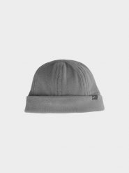 4F Czapka z mikropolaru uniseks - szara L/XL. Szare czapki i kapelusze damskie 4f, na zimę, bez wzorów, z włókna. W wyprzedaży za 14.99 zł.