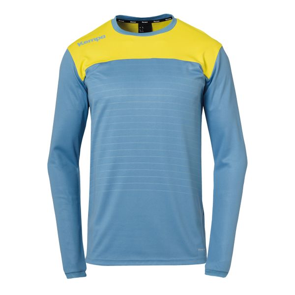 Bluza z długim rękawem emotion Kempa. Niebieskie bluzy sportowe męskie Kempa, l, bez wzorów, bez kaptura, do piłki ręcznej. Za 191.50 zł.