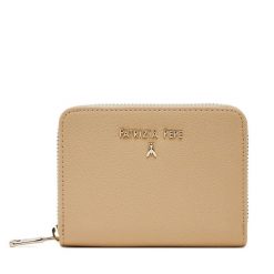 Portfel Patrizia Pepe. Brązowe portfele damskie Patrizia Pepe, bez wzorów. Za 379.99 zł.