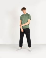 Pepe Jeans Koszulka Polo "Barney" | PM541665 | Barney | Mężczyzna | Zielony. Zielone koszulki polo męskie Pepe Jeans, m, bez wzorów, z bawełny, bez ramiączek. W wyprzedaży za 119.00 zł.
