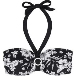 Biustonosz bikini "Fiji" w kolorze czarno-białym. Bikini damskie marki Dorina. W wyprzedaży za 34.95 zł.