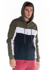 Bluza z kaptur na co dzień na siłownię. Zielone bluzy męskie LEONE 1947 APPAREL, m, bez wzorów, bez kaptura, na fitness i siłownię. Za 189.41 zł.