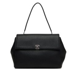 Torebka Calvin Klein. Czarne torebki do ręki damskie Calvin Klein, bez wzorów, klasyczne, bez dodatków. Za 699.99 zł.