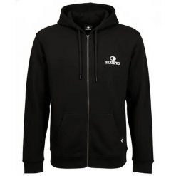 Odzież Bluza sportowa unisex SkatePro Zip Bluza z kapturem - XL - Czarny. Biała bluzy damskie SKATEPRO, na zimę, xl, bez wzorów, z bawełny, sportowe, bez kołnierzyka, bez ramiączek, z kapturem. Za 174.99 zł.