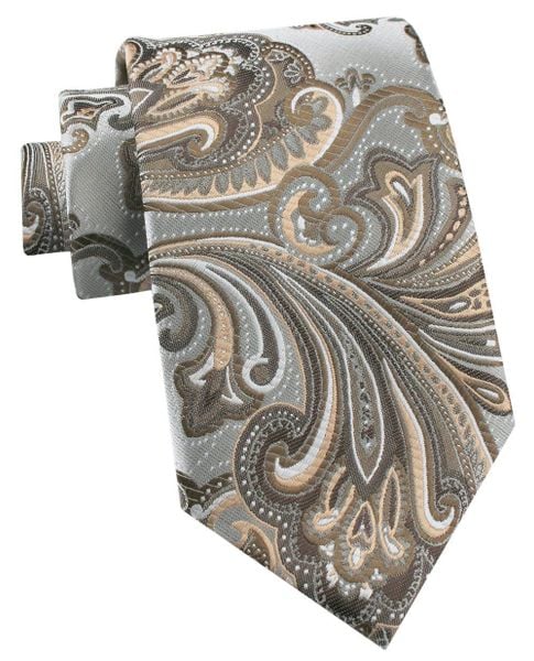 Krawat Męski - Chattier - Odcienie Beżów, Wzór Orientalny. Krawaty i muchy Chattier, bez wzorów, z tkaniny, eleganckie. Za 49.00 zł.