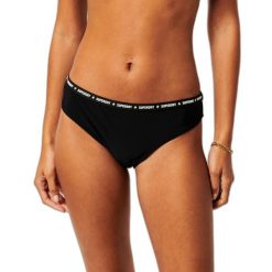 Damskie elastyczne figi bikini Superdry Code Micro. Czarne bikini damskie Superdry., l, bez wzorów. Za 123.00 zł.