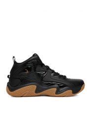 SHAQ Buty do koszykówki EO-DEVASTATOR 3.0 AQ95078M-B Czarny. Czarne buty sportowe męskie Shaq, ze skóry, bez zapięcia, do koszykówki. Za 349.99 zł.