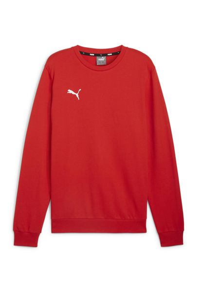 Bluza sportowa męska Puma B23612. Czerwone bluzy męskie Puma, m, bez wzorów, z bawełny, bez kaptura, do piłki nożnej. Za 159.00 zł.