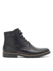 Rieker Kozaki 15322-00 Czarny. Czarne kozaki męskie Rieker, ze skóry. Za 449.99 zł.